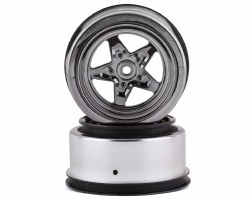 Rear Wheel, Black Chrome (2): 22S Drag