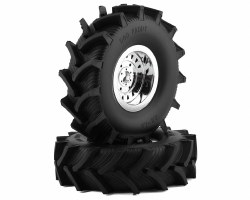 D&D Paddy Tire w/Foam, Premount (2): LMT Mega