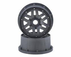 Wheel & Beadlock Set, Grey (2): 5ive-T 2.0