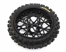Dunlop MX53 Rear Tire Mounted, Black: PM-MX
