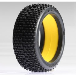 1/8 Eclipse Buggy Tire with Foam- Red (2)