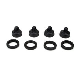 Shock Adjuster Nut & Cap (4):LST2, AFT, XXL2