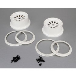 Wheel & Beadlock Set, White (2), 5T