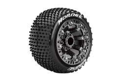 ST-Hornet 2.2" 1/16 Stadium Truck (Soft Compound) 12mm Hex on Black Wheels/Chrome Spokes (Front/Rear