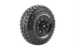 CR-Griffin 2.2" 1/10 Crawler (Super Soft Compound) 12mm Hex on Black Wheels (2)