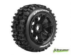 Louise R/C B-Pioneer 1/5 Buggy (Sport Compound) 24mm on Black Wheel (2) (Rear)