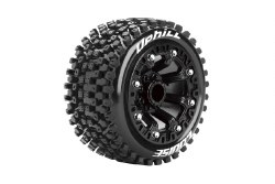 ST-Uphill 2.2" 1/16 Stadium Truck (Soft Compound) 12mm Hex on Black Wheels (Front/Rear) (2)