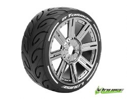 Louise R/C GT-Tarmac 1/8 (Soft Compound) 17mm on Spoke / Black Chrome Wheel (2)