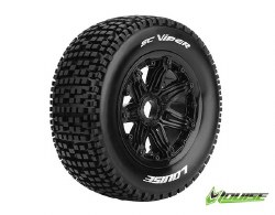 Louise R/C SC-Viper 1/5 Short Course (Sport Compound) 24mm on Black Wheel (2) (F/R)