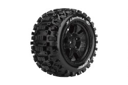 X-Uphill Monster Truck (Sport Compound) 24mm Hex on Black Wheels (For X-Maxx) (2)