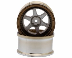 LAB Meister L1 1/10 Drift Wheels (Bronze/Silver) (2) (8mm Offset)
