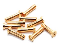 4mm Gold Bullet Connectors (10 pcs)