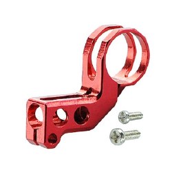 Aluminum Tail Motor Mount, Red:MHEMCPX025/26/H