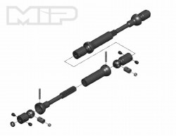 Center Drive Kit, 120mm-145mm w/ 5mm Hubs