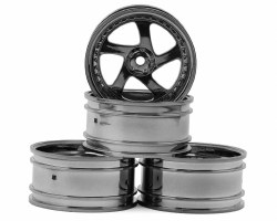 MST TMB 1/10 Drift Wheels (Grey) (+8) (4) w/Mounting Foam