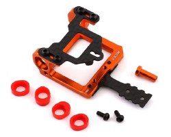 NEXX Racing MR015/02/03 LCG 98-102mm Aluminum Square Motor Mount (Orange)