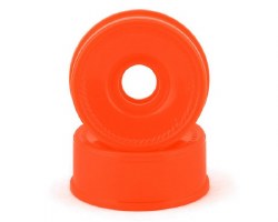 NEXX Racing Mini-Z 2WD Solid Front Rim (2) (Neon Orange) (3mm Offset)