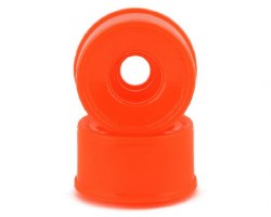 NEXX Racing Mini-Z 2WD Solid Rear Rim (2) (Neon Orange) (1mm Offset)