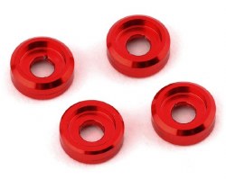 NEXX Racing Aluminum 2mm Washer (Red) (4)