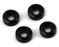 NEXX Racing Aluminum 2mm Washer (Black) (4)