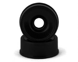 NEXX Racing Mini-Z 2WD Solid Front Rim (2) (Black) (2mm Offset)