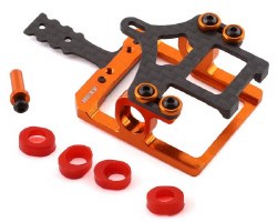NEXX Racing Aluminum Square Motor Mount for 90-94mm RM (Orange)