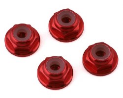 NEXX Racing 2mm Lock Nut (Red) (4)