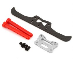 NEXX Racing Mini-Z Aluminum/Carbon Front Pancar Bumper (Silver)