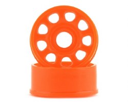 NEXX Racing Mini-Z 2WD 9 Spoke Front Rim (2) (Neon Orange) (3mm Offset)