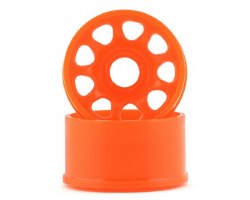 NEXX Racing Mini-Z 2WD 9 Spoke Rear Rim (2) (Neon Orange) (0mm Offset)