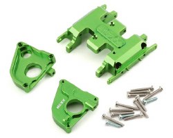 NEXX Racing Axial SCX24 CNC Aluminum Skid Plate w/Gear Box (Green)