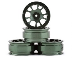 "NEXX Racing SCX24 1.0"" Aluminum Wheels (Type 1) (Green) (4)"