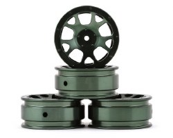 "NEXX Racing SCX24 1.0"" Aluminum Wheels (Type 3) (Green) (4)"