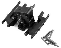NEXX Racing Axial SCX24 Aluminum Skid Plate w/Gearbox (Black)