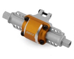 NEXX Racing FCX24 Aluminum Front/Rear Differential Axle Housing (Silver)