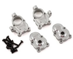 NEXX Racing FCX24 Aluminum Front Portal Axle Set (Silver)
