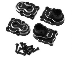 NEXX Racing FMS FCX24 Aluminum Rear Portal Axle Set (Black) (FCX24/Smasher)
