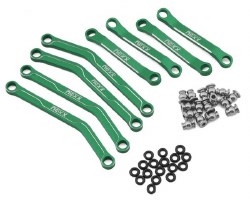NEXX Racing Axial AX24 Aluminum High Clearance Suspension Links Set (Green)