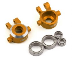 NEXX Racing Aluminum Front Steering Knuckles for Traxxas TRX-4M (Gold)