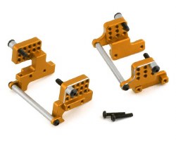 NEXX Racing Aluminum Front And Rear Shock Mounts for Traxxas TRX-4M (Gold)