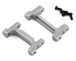 NEXX Racing Aluminum Front & Rear Bumper Mounts for Traxxas TRX-4M (Silver)