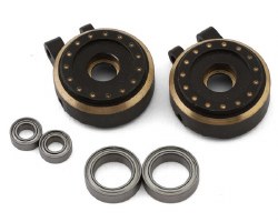 NEXX Racing Brass Front Steering Knuckles for Traxxas TRX-4M (Black) (2)