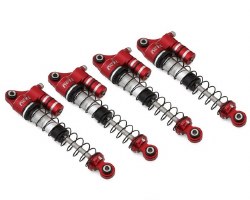 NEXX Racing AX24 52mm Aluminum Oil-Filled Long Travel Reservoir Shocks (Red)