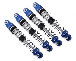 NEXX Racing AX24 52mm Aluminum Oil-Filled Long Travel Shocks (Blue) (4)