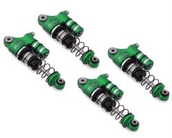 NEXX Racing SCX24 36mm Aluminum Oil-Filled Threaded Reservoir Shocks (Green) (4)