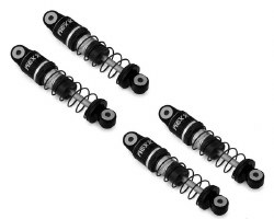 NEXX Racing SCX24 36mm Aluminum Oil-Filled Threaded Shocks (Black) (4)