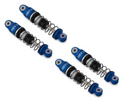 NEXX Racing SCX24 36mm Aluminum Oil-Filled Threaded Shocks (Blue) (4)