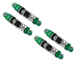 NEXX Racing SCX24 36mm Aluminum Oil-Filled Threaded Shocks (Green) (4)