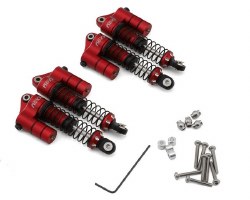 NEXX Racing Redcat Ascent18 Reservoir Aluminum Oil Shocks (Red) (4) (53mm)