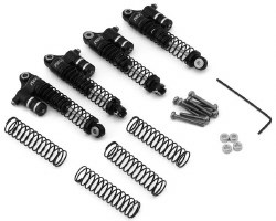NEXX Racing FMS FCX24 Aluminum Oil-Filled Reservoir Shocks (Black) (4) (45mm)